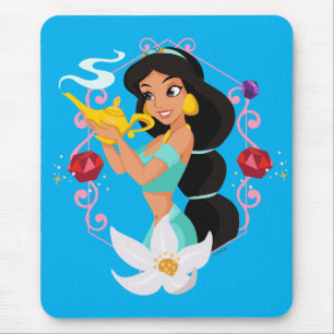 Tapis De Souris Princesse Jasmine Avec Lampe Magique