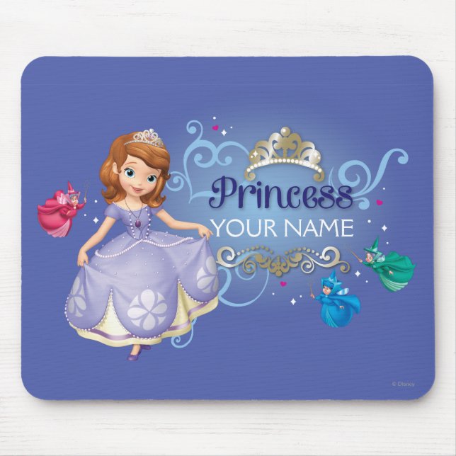 Tapis De Souris Princesse personnalisée 2 (Devant)
