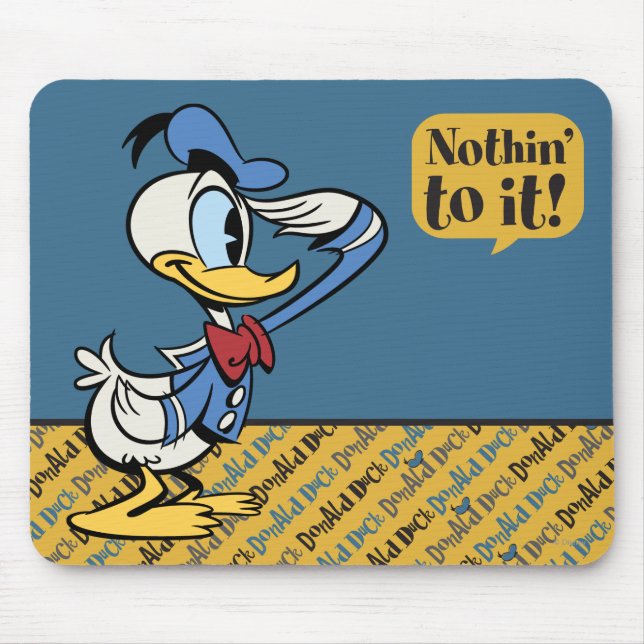 Tapis De Souris Principaux raccourcis Mickey | Donald Duck Salute (Devant)