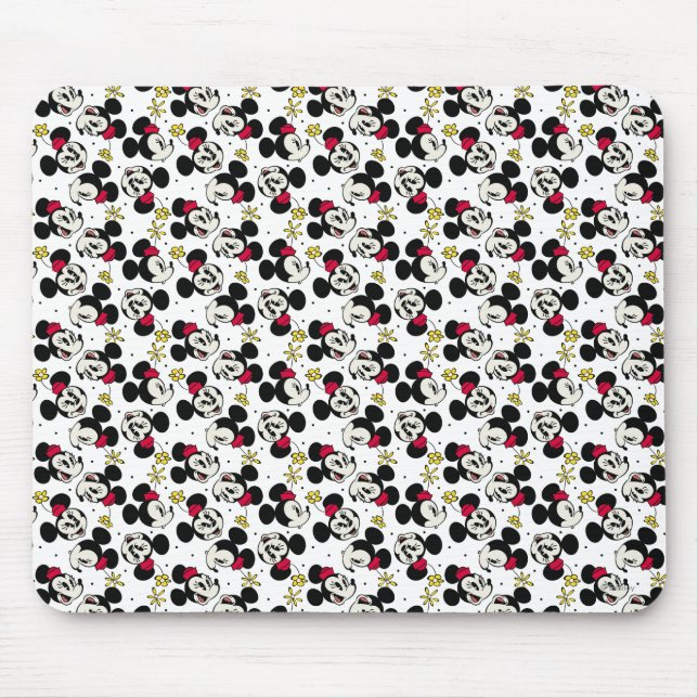 Tapis De Souris Principaux raccourcis Mickey | Minnie Motif (Devant)