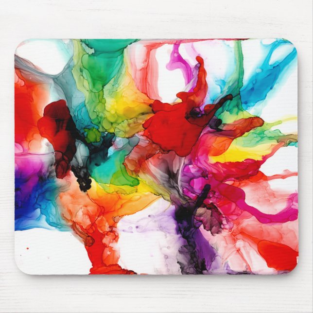 Tapis De Souris Prisme de bijoux - Aquarelle (Devant)