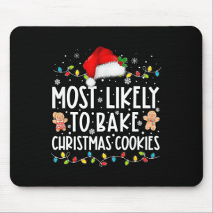 Tapis De Souris Probable De Faire Cuire Les Cookies De Noël Fun Ba