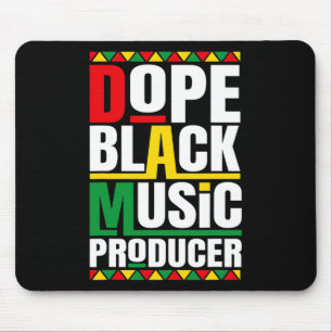 Tapis De Souris Producteur de musique Mois de l'histoire des Noirs