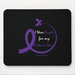 Tapis De Souris Produits Cadeaux Portent Purple Soeur En Droit Epi