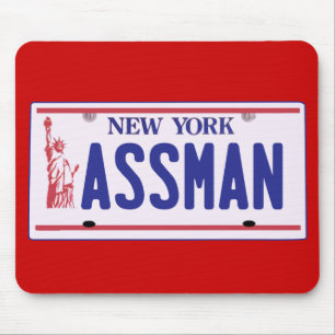 Tapis De Souris Produits de plaque minéralogique d'Assman New Yor