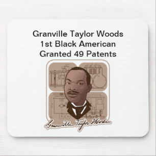 Tapis De Souris Produits en bois de Granville T avec le texte et