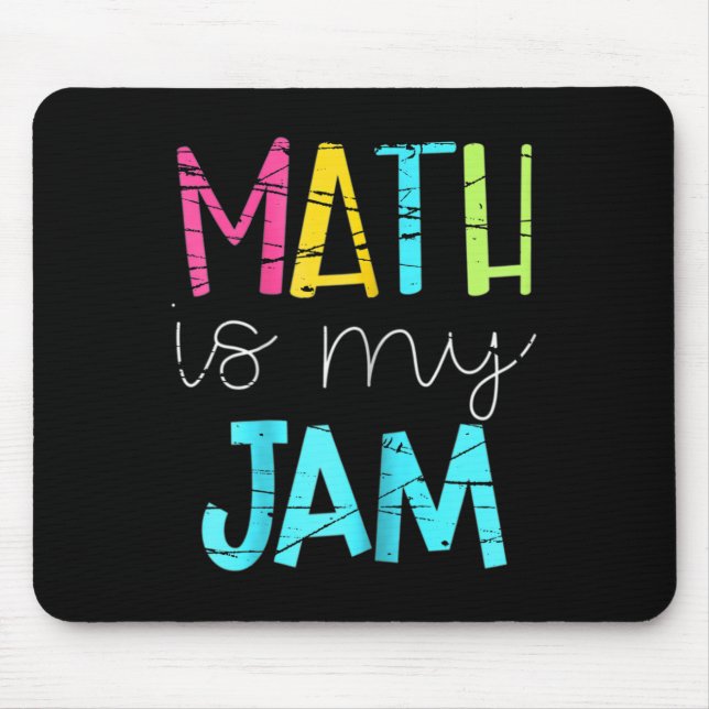 Tapis De Souris Prof de maths Les maths c'est ma passion  (Devant)