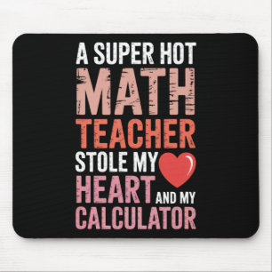 Tapis De Souris Prof de maths Saint-Valentin Équation de cœur Algè