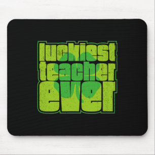 Tapis De Souris Prof le plus chanceux Shamrock St Patricks Day Iri