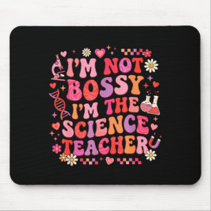 Tapis De Souris Professeur de sciences Saint-Valentin Rétro Groovy
