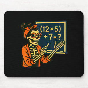 Tapis De Souris Professeur Halloween Six Sept Mème 6 7 Squelette S