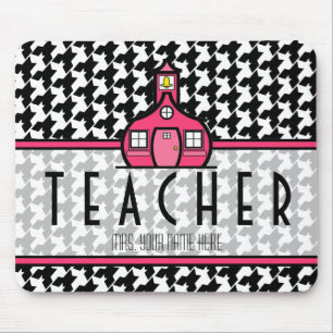 Tapis De Souris Professeur Mousepad - pied-de-poule