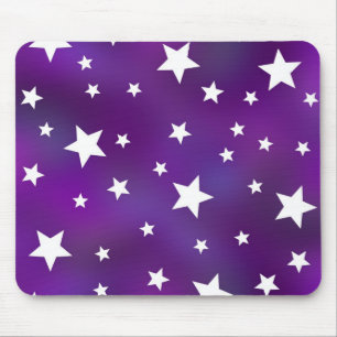 Tapis De Souris Profil sous convention astérisque pourpre et blan