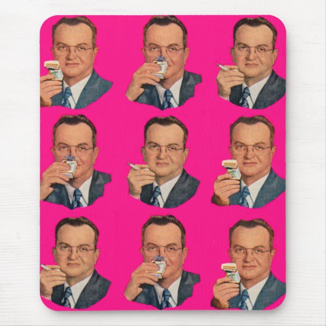 Tapis De Souris Profitez du pack, profitez de la fumée (Devant)