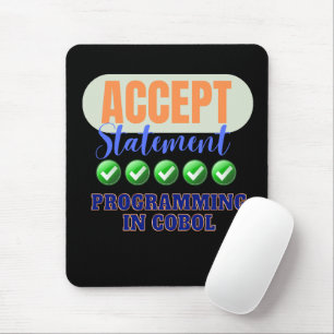 Tapis De Souris Programmation Cobol avec l'instruction Accept