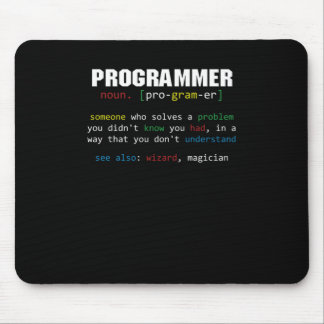 Tapis De Souris Programmer Définition Coder Programmation Coding G