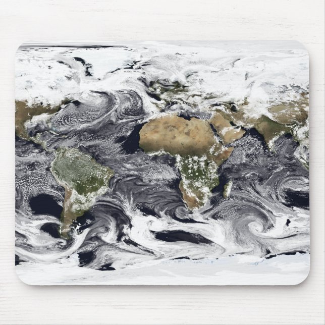 Tapis De Souris Projection cylindrique équidistale (Devant)