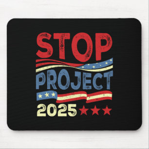 Tapis De Souris Projet 2025 Anti Trump Drapeau américain Femmes po