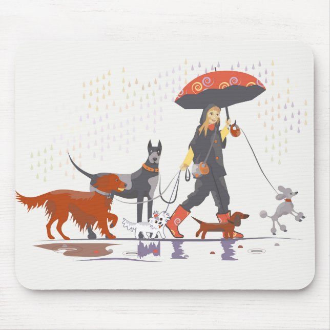 Tapis De Souris Promenade heureuse (Devant)