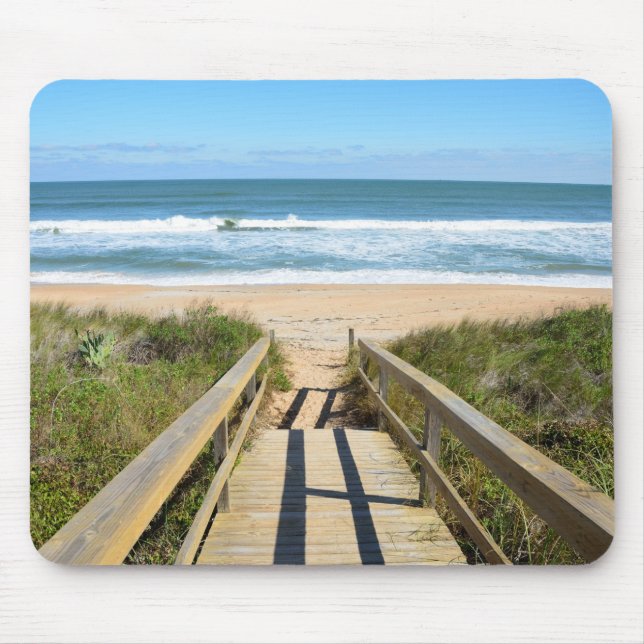 Tapis De Souris Promenade vers la plage (Devant)