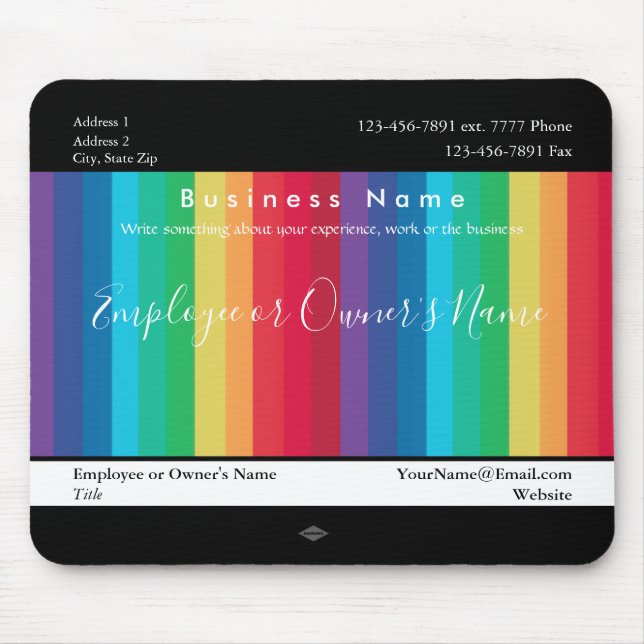 Tapis De Souris Promo-cadeau couleur radient Mousepad (Devant)