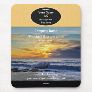 Tapis De Souris Promotionnels Mousepad Ocean - HAMbyWG