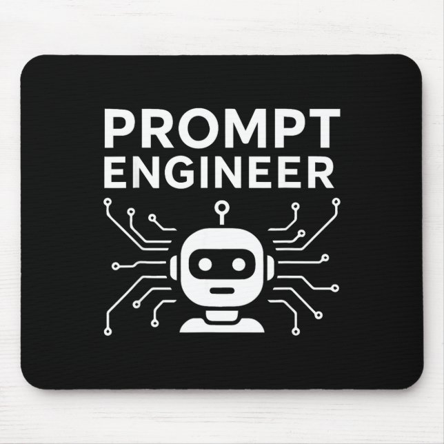 Tapis De Souris Prompt Engineer Apparel Funny Ai Tech Humor Gift  (Devant)