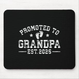Tapis De Souris Promu À Grand-Père Est. 2026 Grand-parents Bébé An