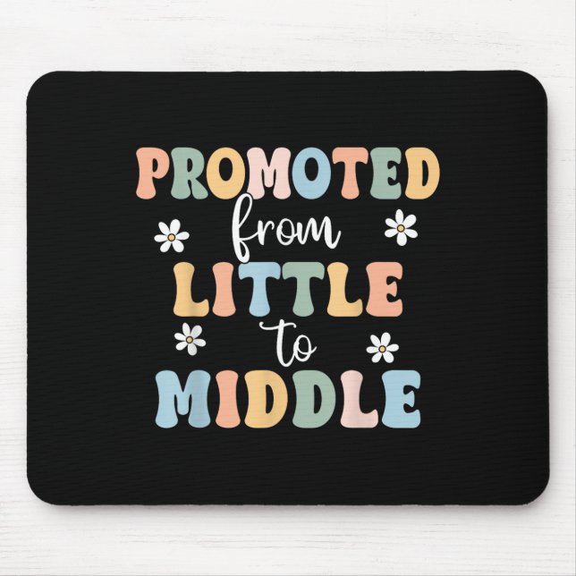 Tapis De Souris Promu Au Frère Moyen Soeur Toddler Baby Ann (Devant)