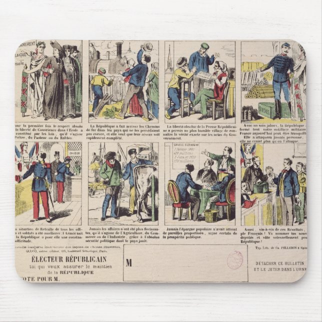 Tapis De Souris Propagande républicaine (Devant)