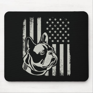 Tapis De Souris Propriétaire de bouledogue français patriotique am