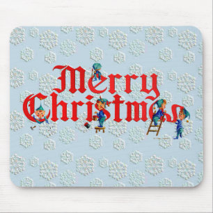 Tapis De Souris PROTECTION d'ELF de JOYEUX NOËL par SHARON SHARPE