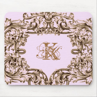 TAPIS DE SOURIS PROTECTION PERSONNALISABLE BAROQUE ROSE DE PARIS
