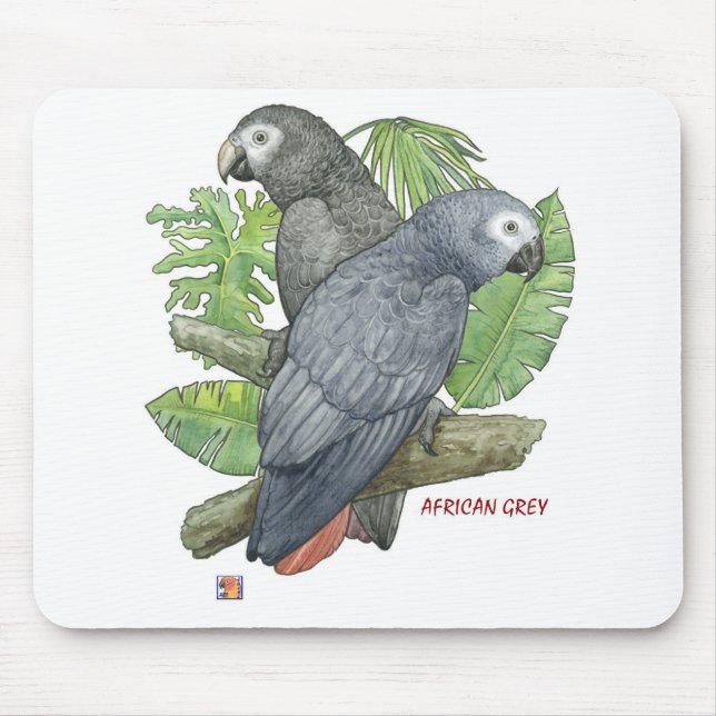 Tapis De Souris Protection tropicale de GreysMouse d'Africain (Devant)