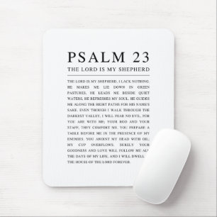 Tapis De Souris Psaume 23 Bible NKJV Le Seigneur est mon berger