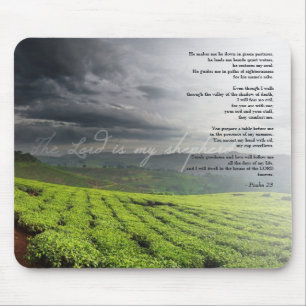 Tapis De Souris Psaume 23 et vignes Mousepads