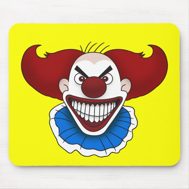 Tapis De Souris Psycho Clown Mousepad (Devant)