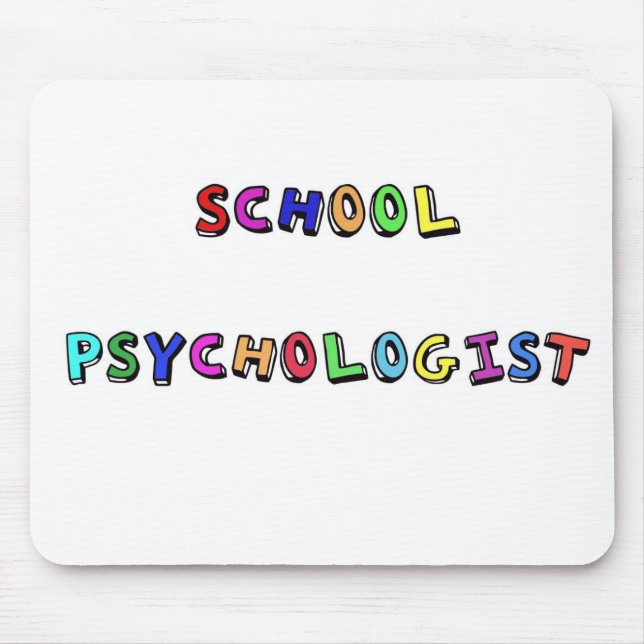 TAPIS DE SOURIS PSYCHOLOGUE D'ÉCOLE (Devant)