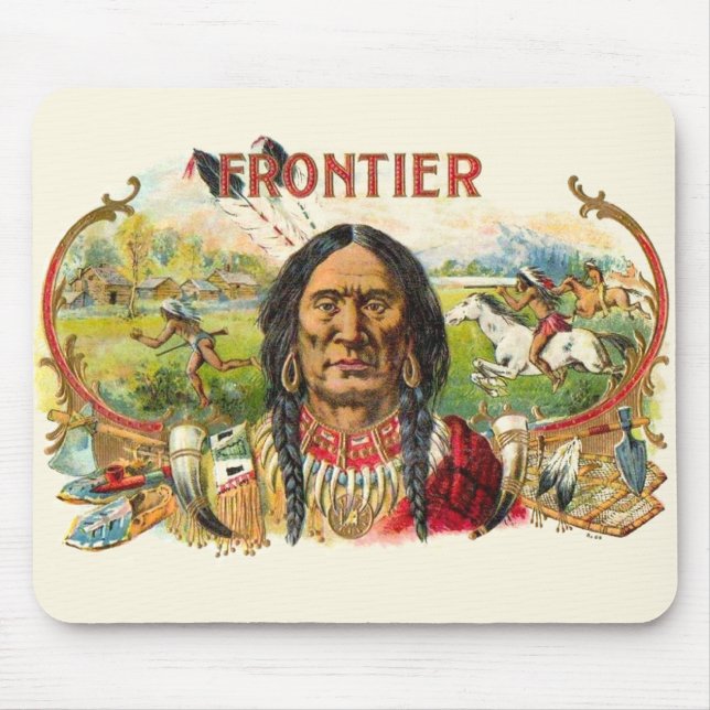 Tapis De Souris Publicité de cigar Frontier (Devant)