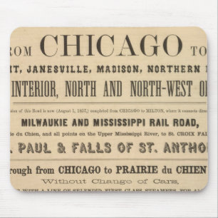 Tapis De Souris Publicité pour le lac Supérieur Iowa et le Minne