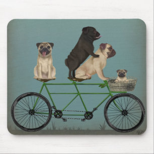 Tapis De Souris Pug Tandem