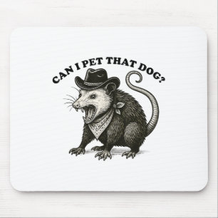 Tapis De Souris Puis-Je Pet Ce Chien Mème Amoureux des animaux Fun