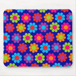 Tapis De Souris Puissance des fleurs multicolores