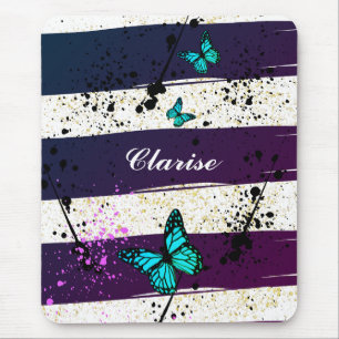 Tapis De Souris Purple Ephemera couleurs vives