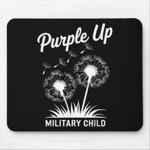 Tapis De Souris Purple Up For Military Kids Dandelion Military Chi