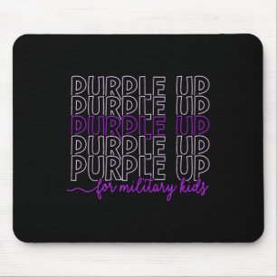 Tapis De Souris Purple Up For Military Kids Military Child Mois B