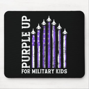 Tapis De Souris Purple Up Pour Le Mois Militaire Enfant
