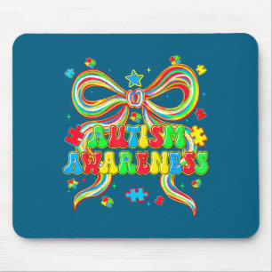 Tapis De Souris Puzzle coquette de sensibilisation à l'autisme fem