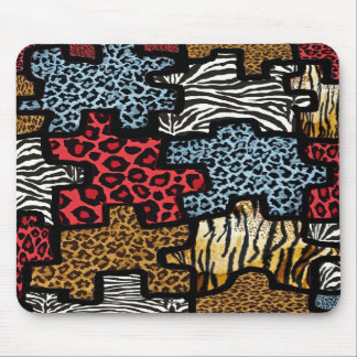 Tapis De Souris Puzzle Rockabilly Impression Animale RAB