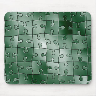 Tapis De Souris Puzzle vert